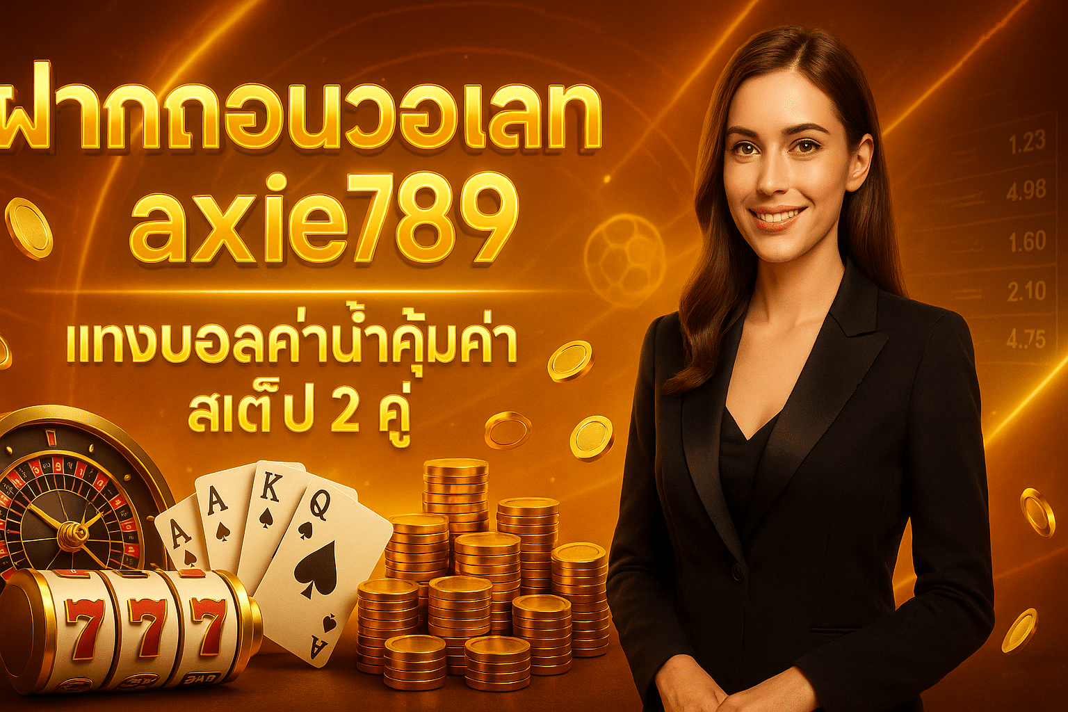 ฝากถอนวอเลท axie789